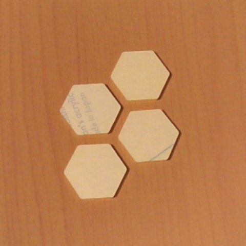 「バトルテック」用アクリル台座セット Acrylic base for BATTLETECH