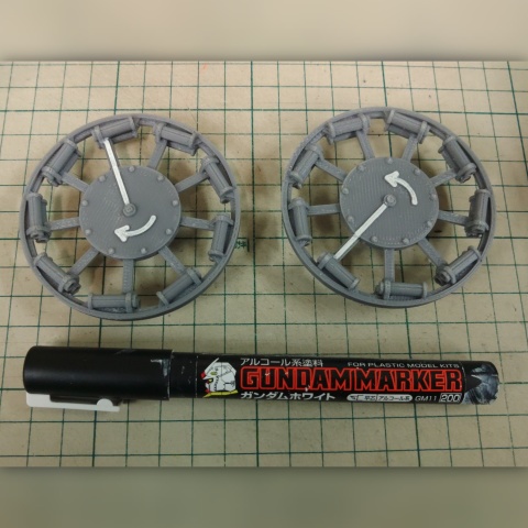 【無塗装・組立済】プルバック式パンジャンドラム Ver. 1.5