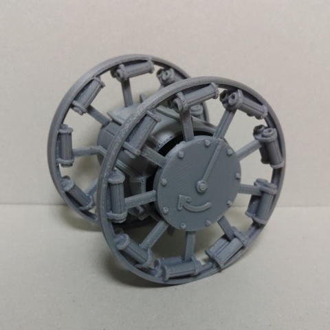 【無塗装・組立済】プルバック式パンジャンドラム Ver. 1.5