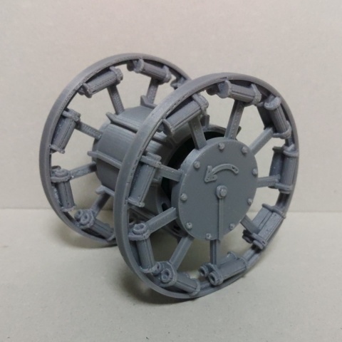 【無塗装・組立済】プルバック式パンジャンドラム Ver. 1.5