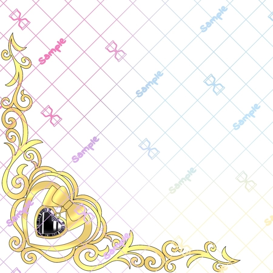 エレガントなコーナーフレーム10色×4サイズセット