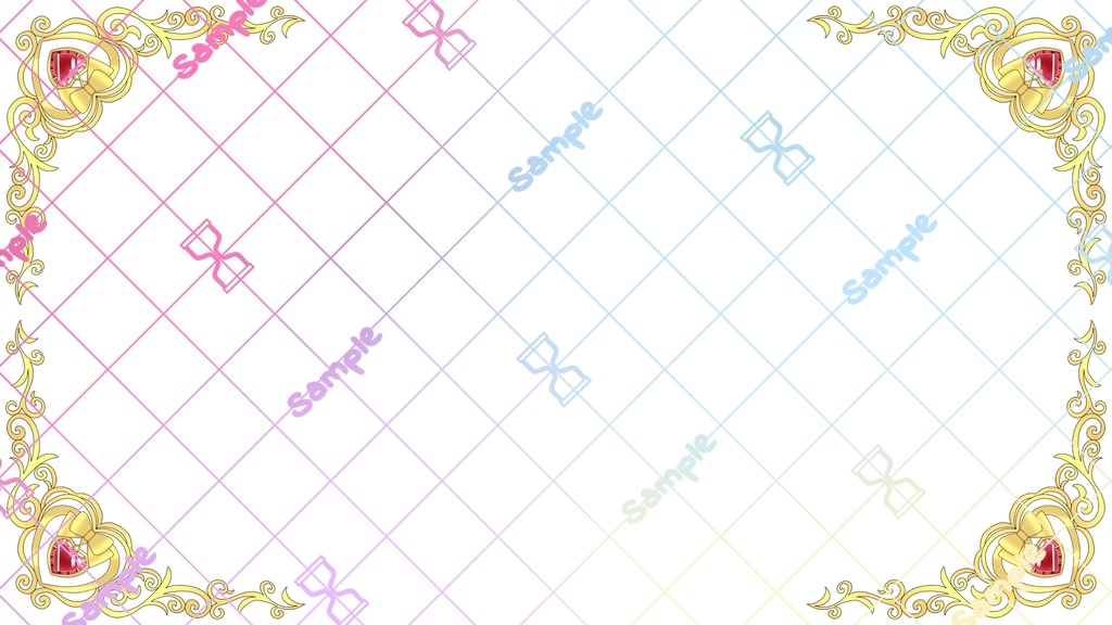 エレガントなコーナーフレーム10色×4サイズセット