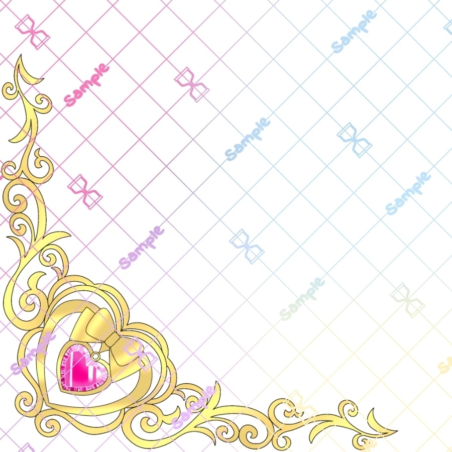 エレガントなコーナーフレーム10色×4サイズセット