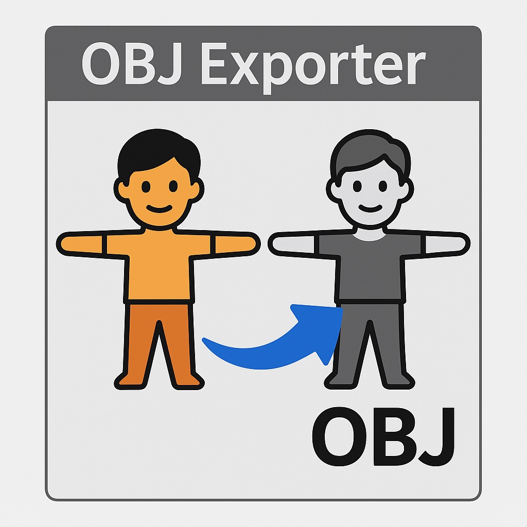 🎮 Unity用OBJエクスポート支援ツール【OBJExporter】