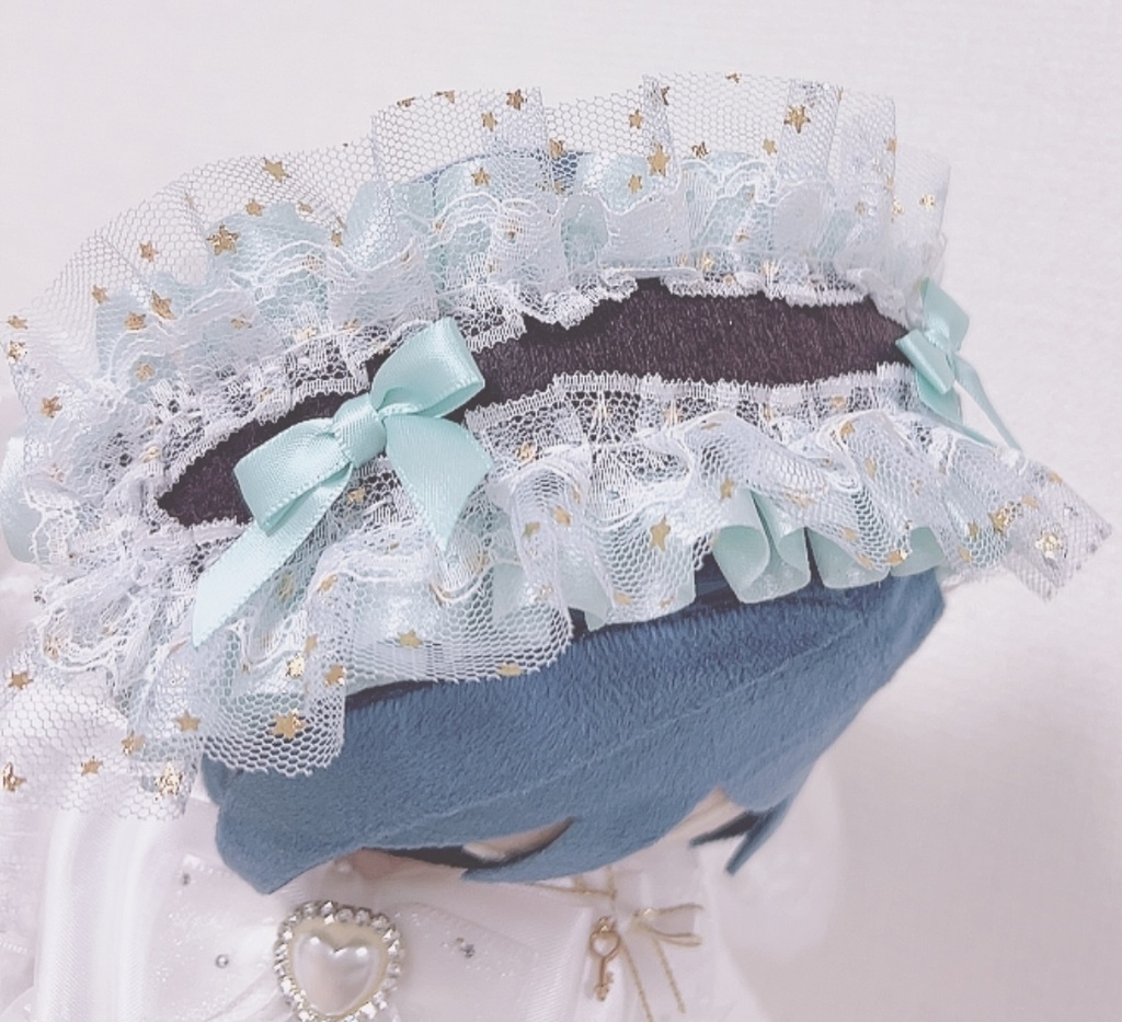 チョコミントヘッドドレス（16センチ）