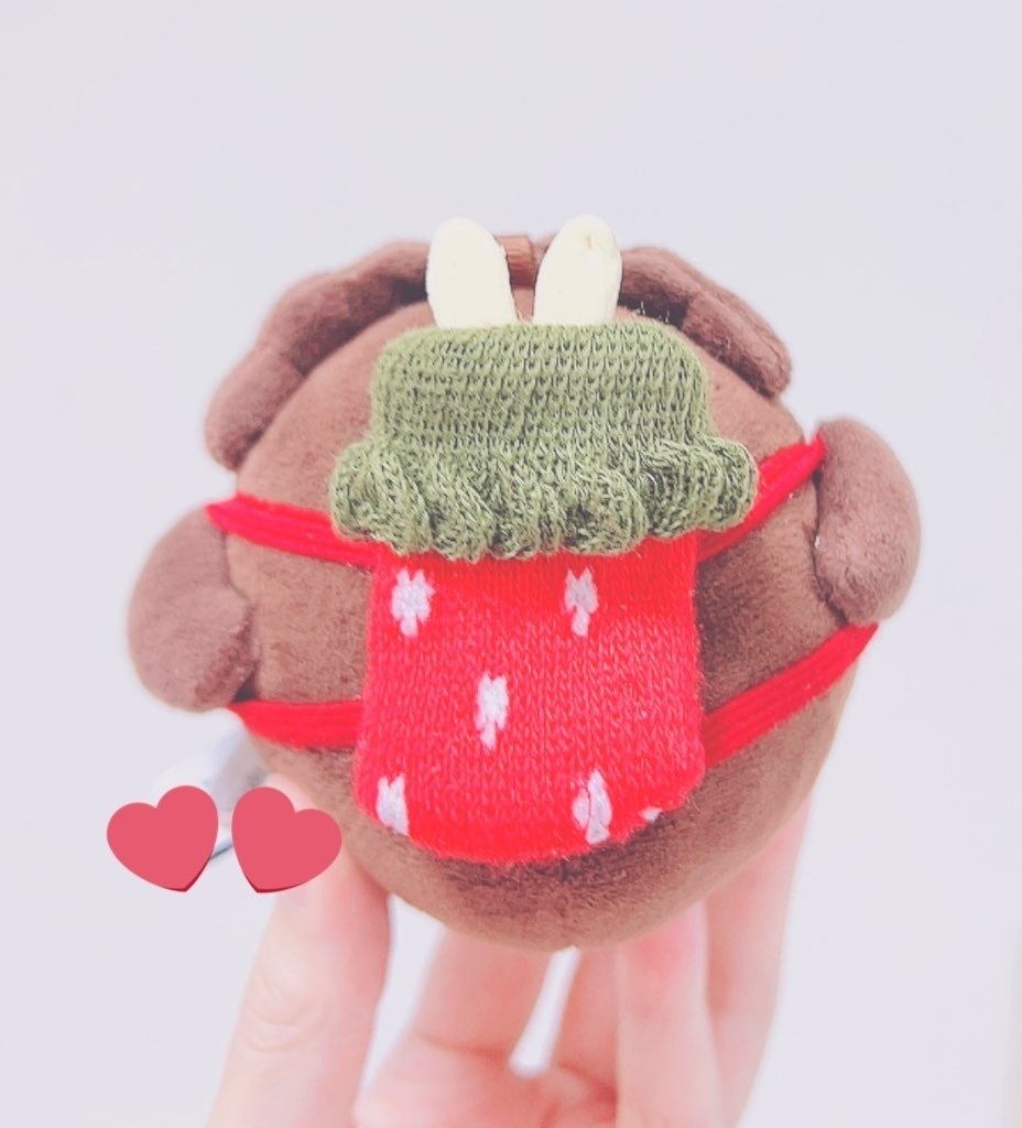 ぬい用いちごリュック（10センチ）
