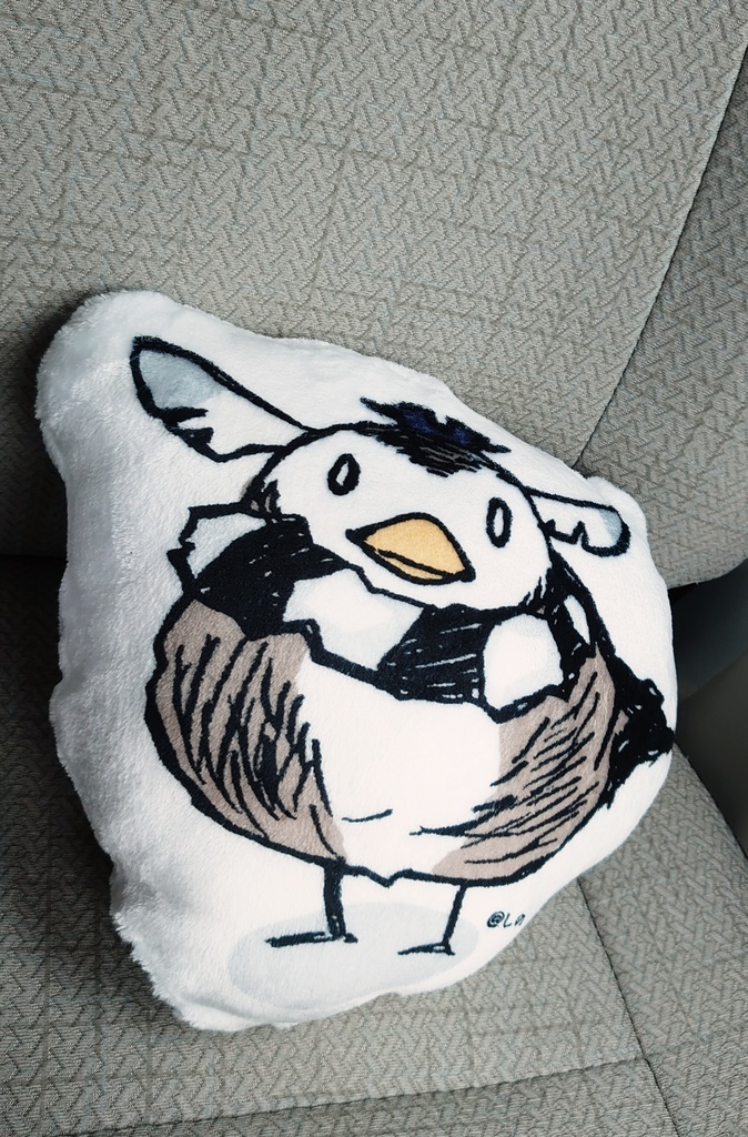 鳥ふかんちゃんのふかふかクッション