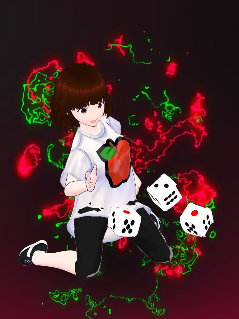 髪型テクスチャサンプル Hair texture examples