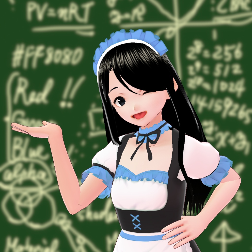 メッシーナ カチューシャ・メイド服テクスチャ