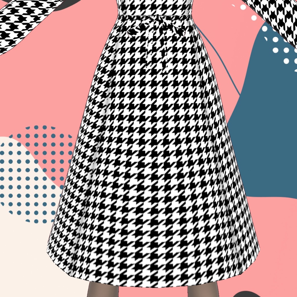 ギンガムチェックのワンピース