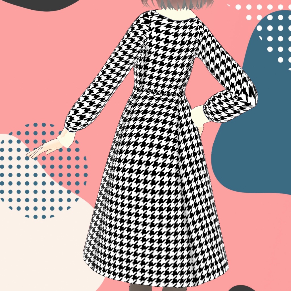 ギンガムチェックのワンピース