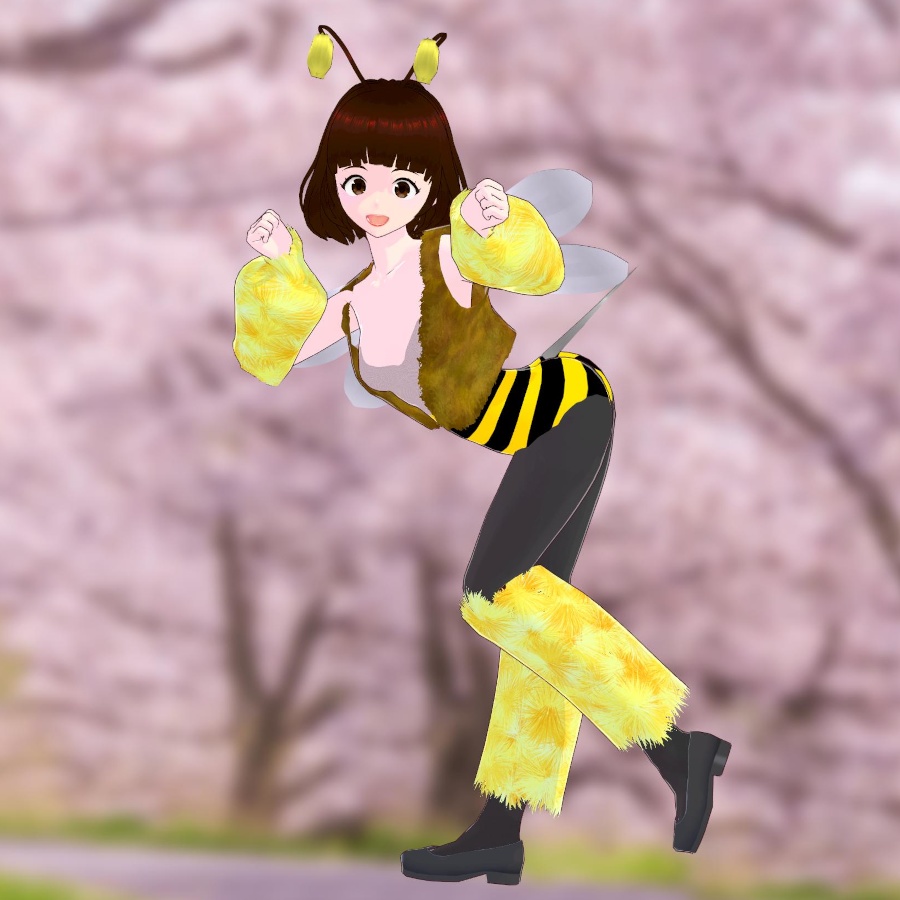 ミツバチコスプレ