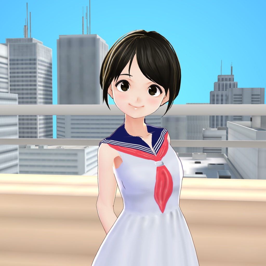 VRoidモバイル用セーラーワンピ Sailor onepiece only for mobile