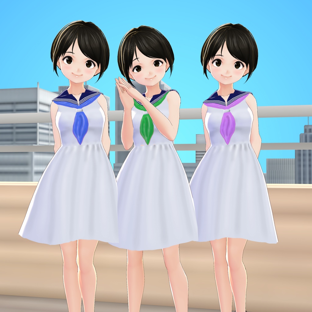 VRoidモバイル用セーラーワンピ Sailor onepiece only for mobile