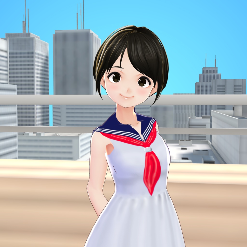 VRoidモバイル用セーラーワンピ Sailor onepiece only for mobile