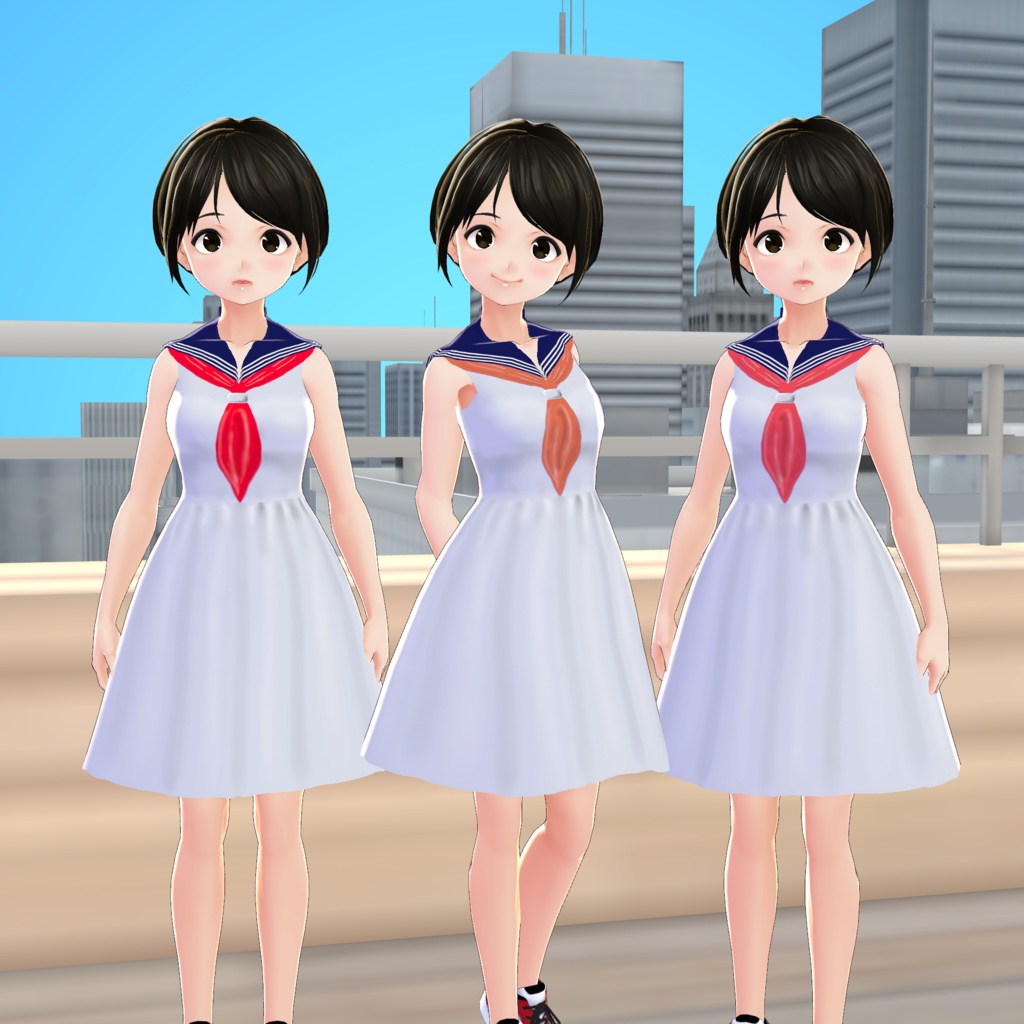 VRoidモバイル用セーラーワンピ Sailor onepiece only for mobile