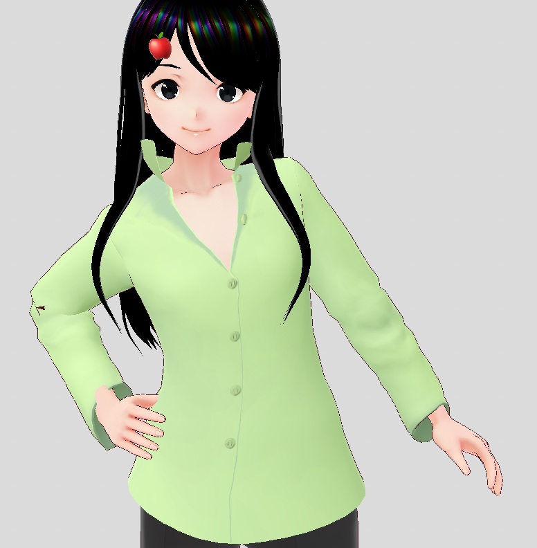 立ち襟ブラウス Standing collar blouse