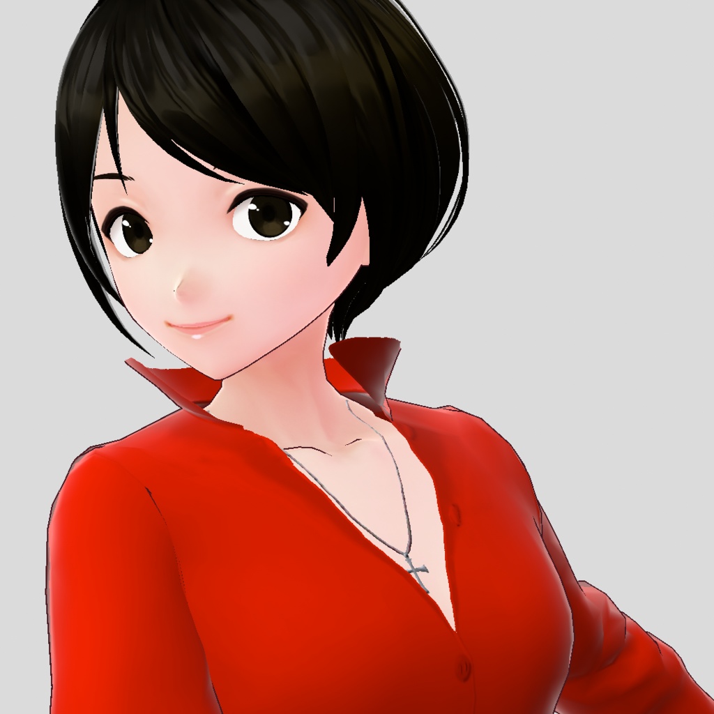 立ち襟ブラウス Standing collar blouse