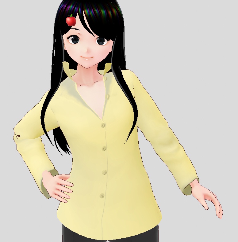 立ち襟ブラウス Standing collar blouse