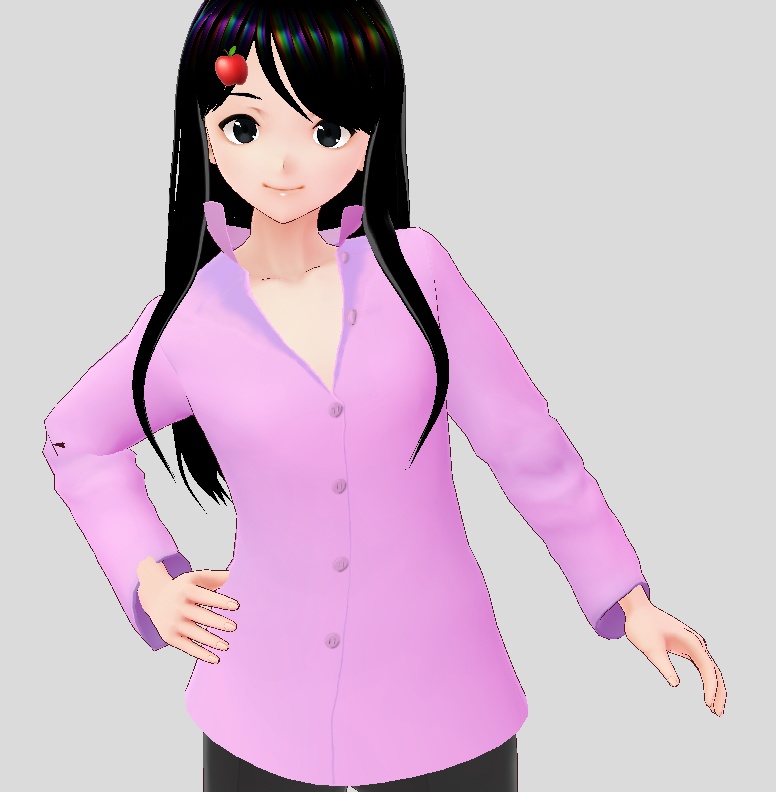 立ち襟ブラウス Standing collar blouse