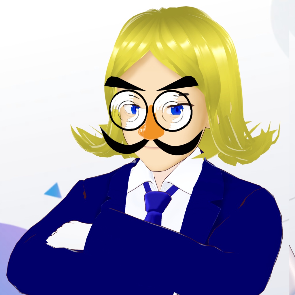 【無料配布・再配布可】VRoid はなメガネ