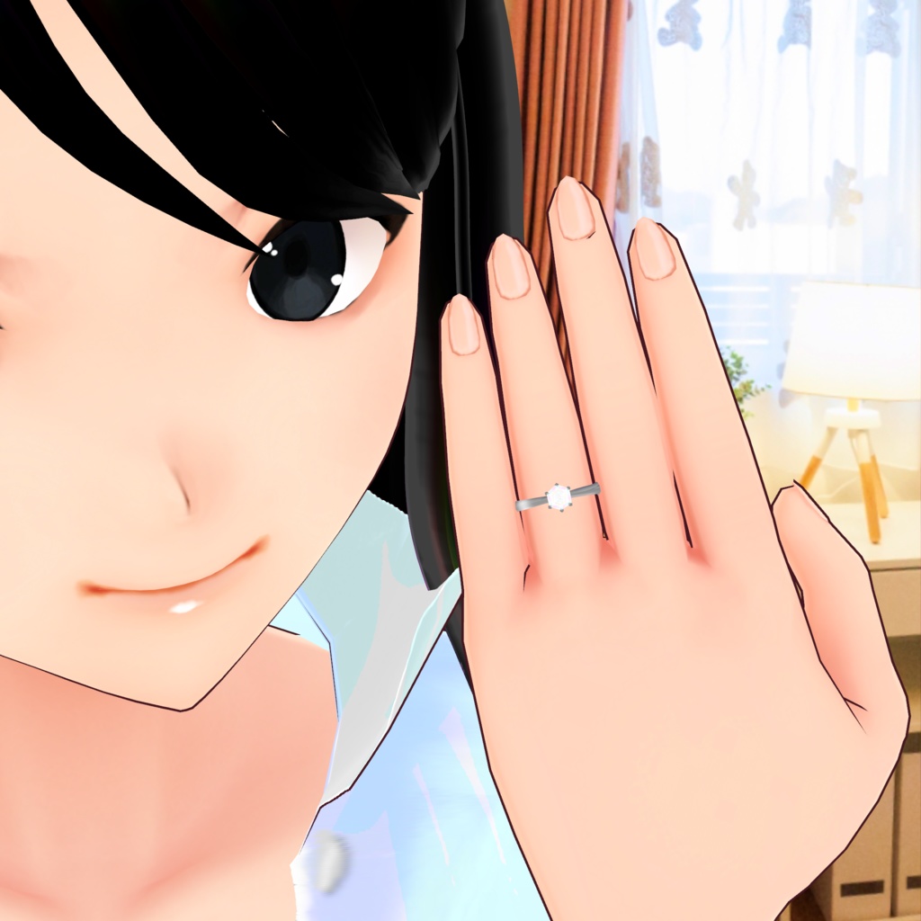 【意中の人一人にだけ再配布可】ダイヤモンドリング Free diamond ring