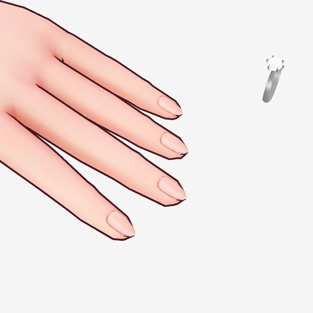 【意中の人一人にだけ再配布可】ダイヤモンドリング Free diamond ring