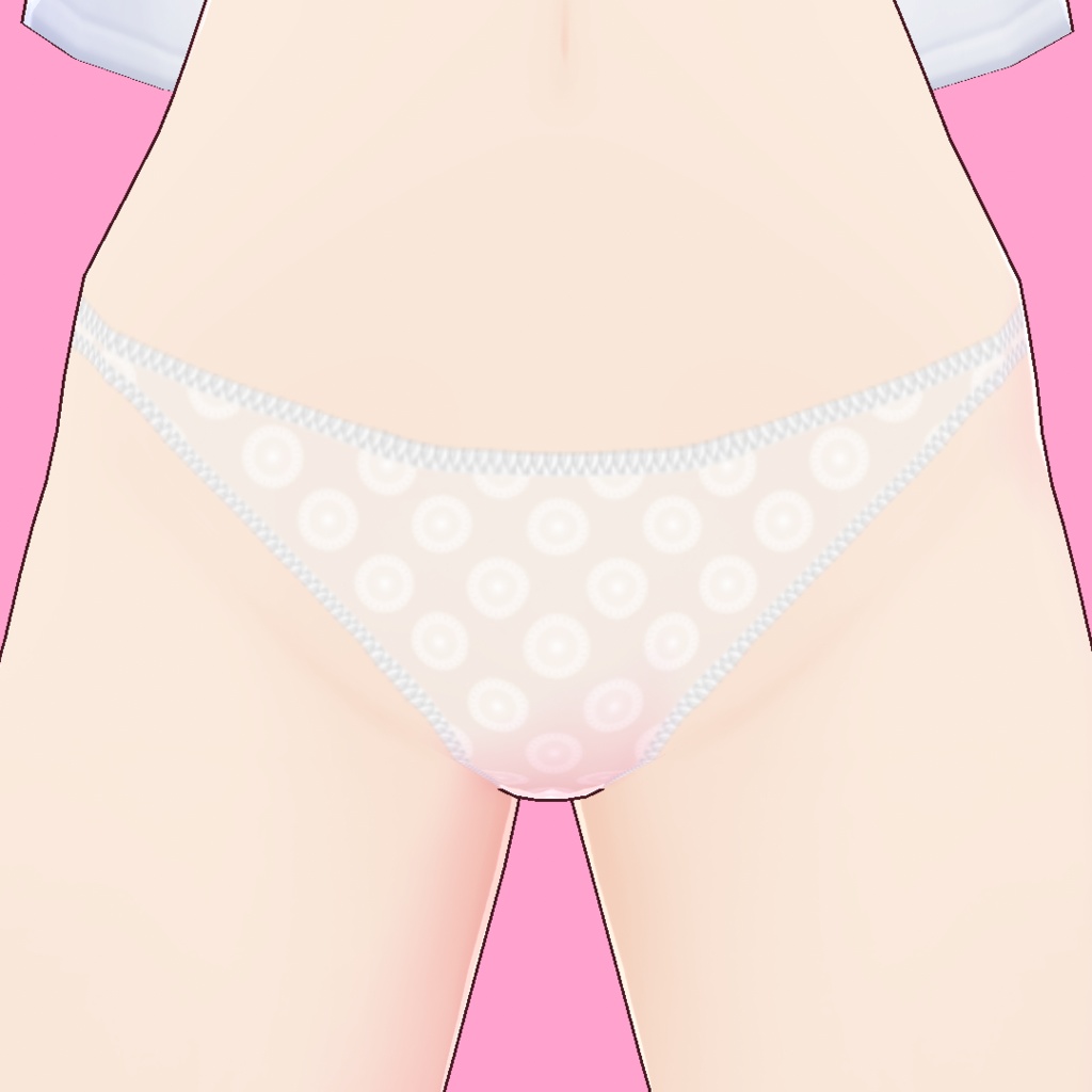 白いレースのパンティ