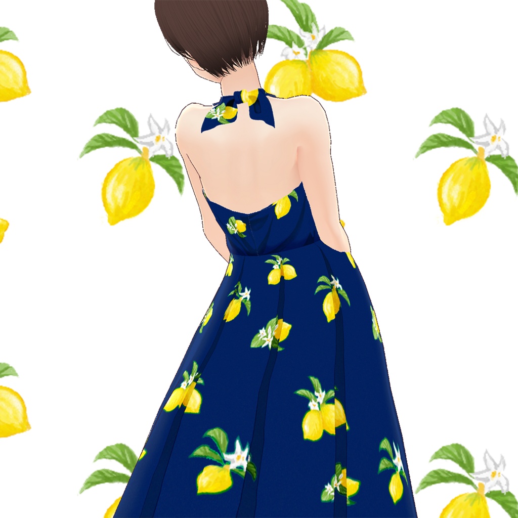 sc004 - Lemon Dress #VRoid