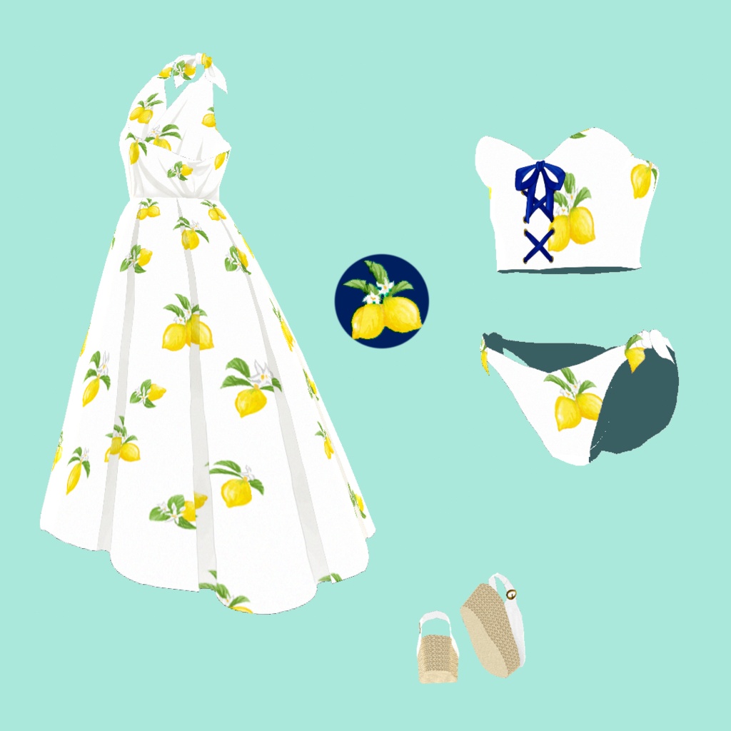 sc004 - Lemon Dress #VRoid