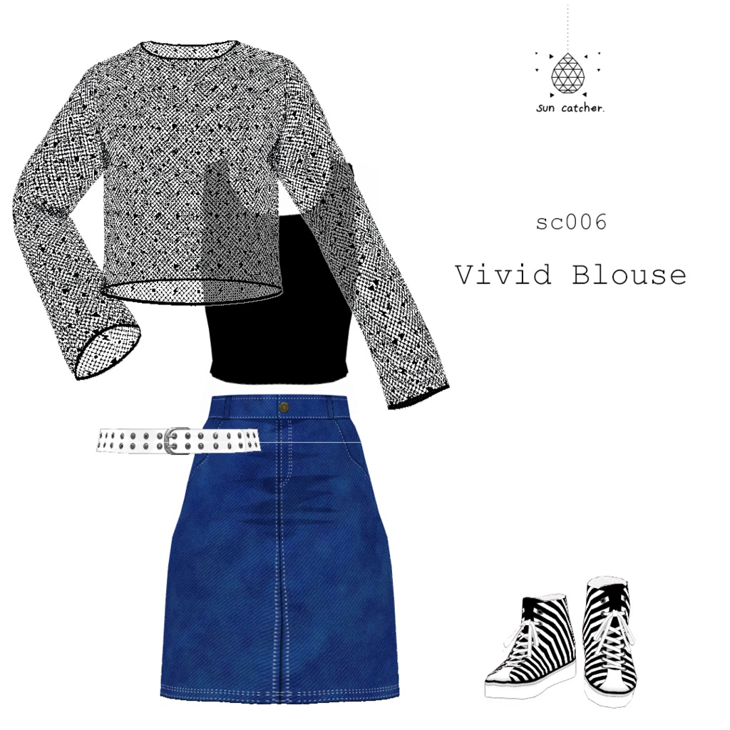 sc006 - Vivid Blouse #VRoid