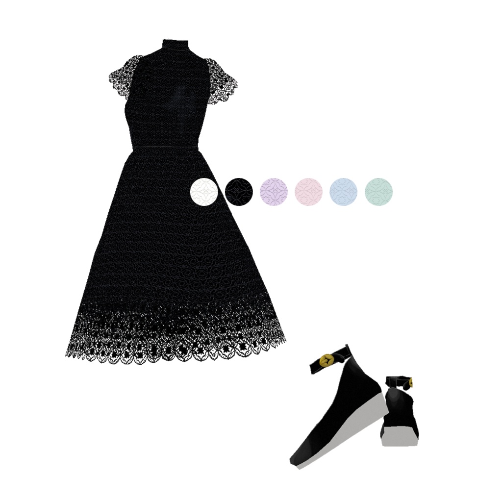 sc010 - Asian Dress #VRoid