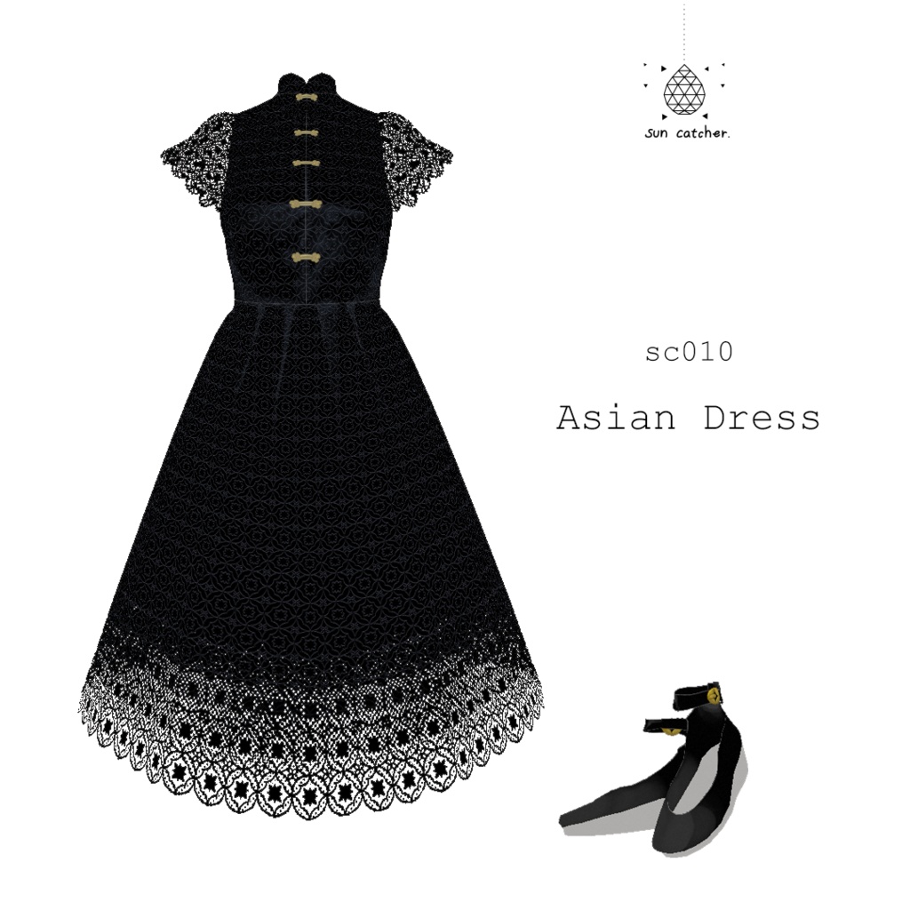 sc010 - Asian Dress #VRoid