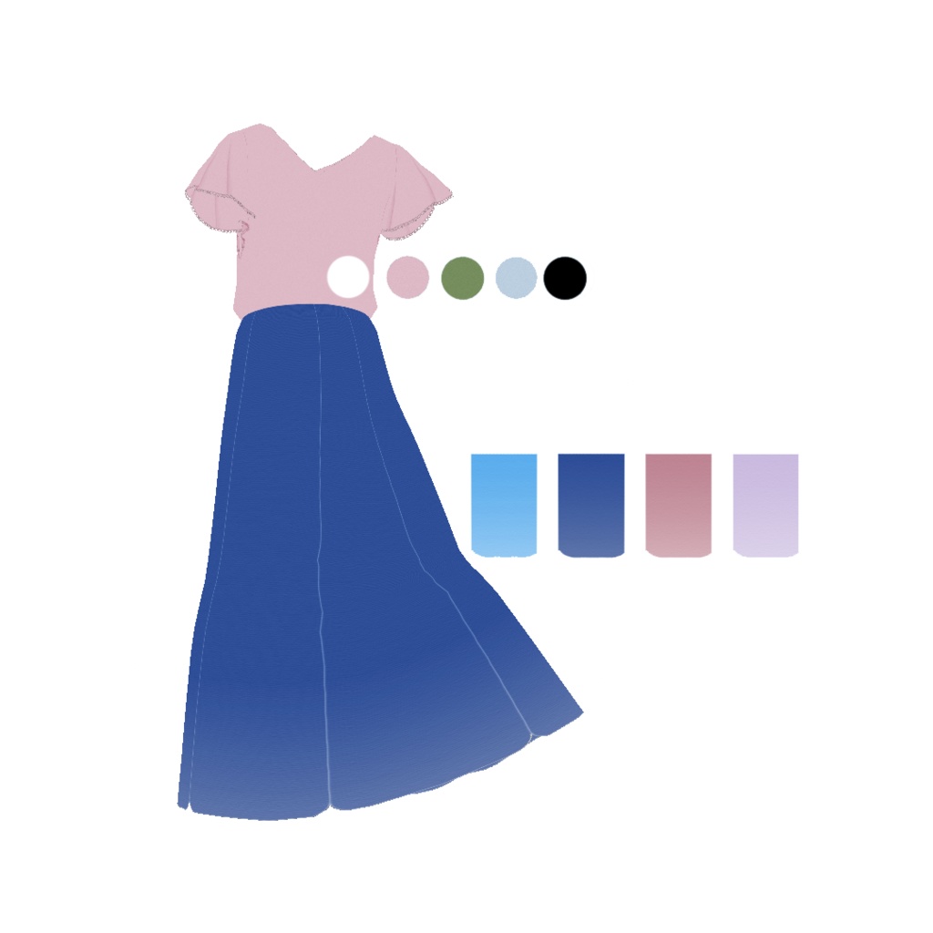 sc014 - Flare Sleeve Tops #VRoid