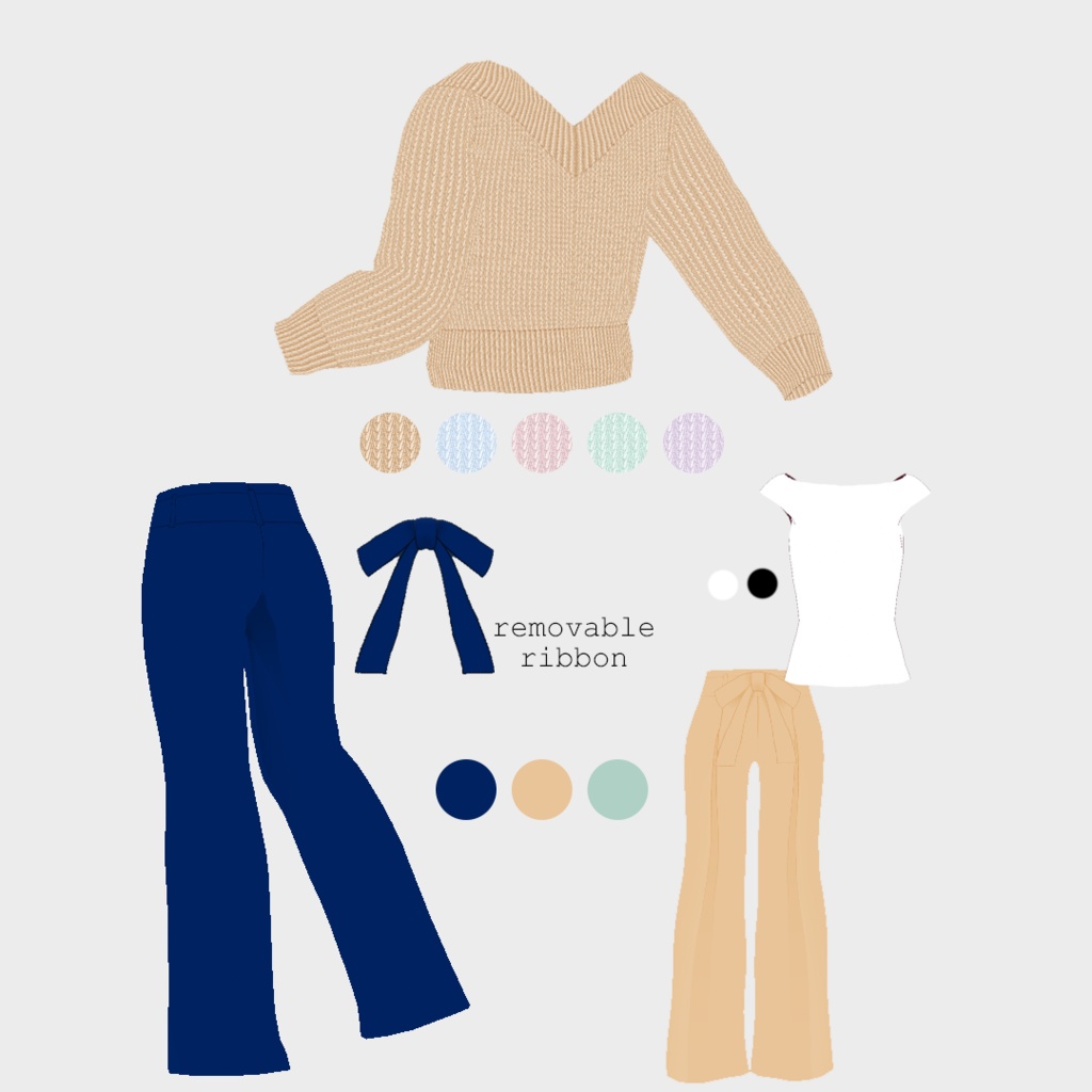 sc016 - Cardigans #VRoid