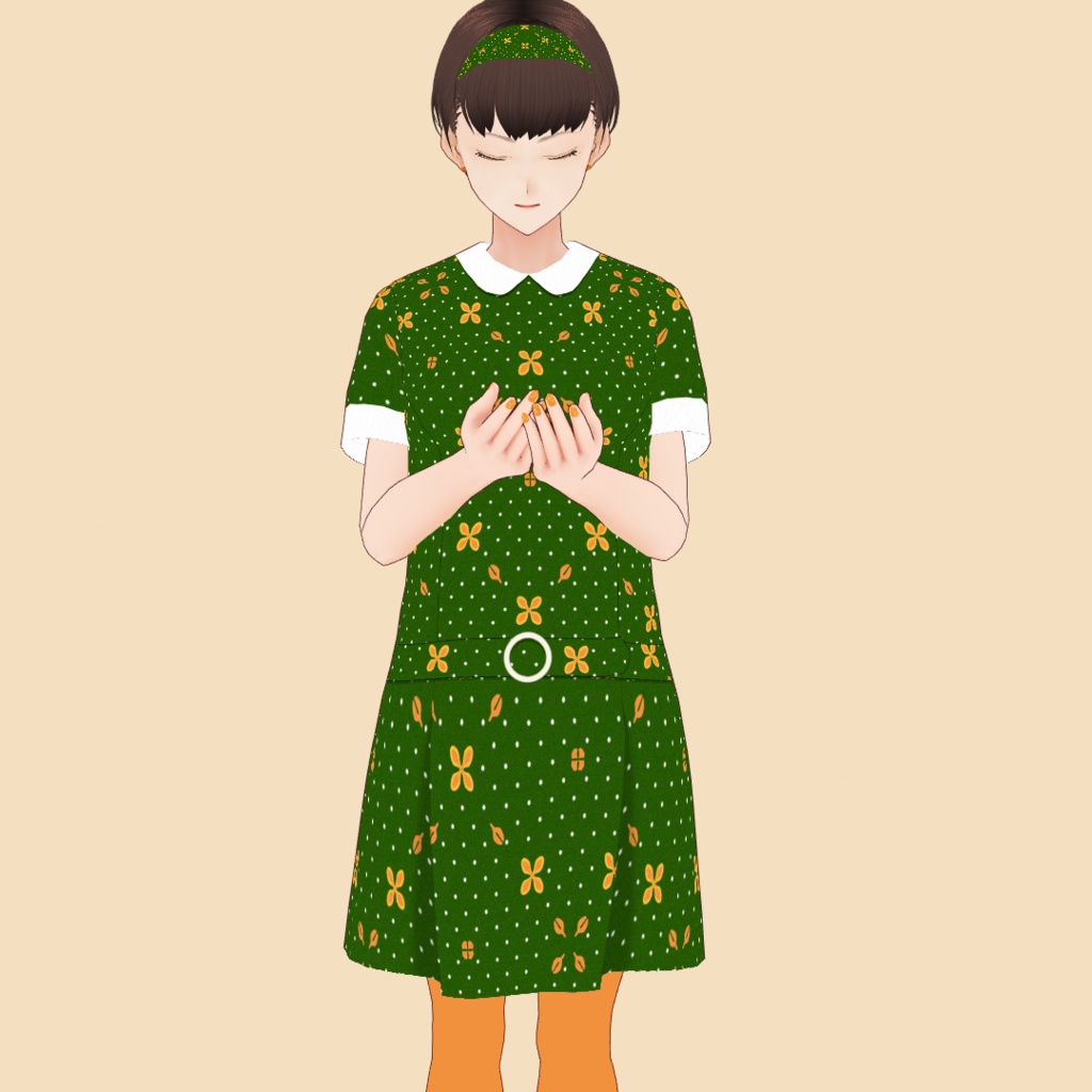 sc018 - Osmanthus Dress #VRoid