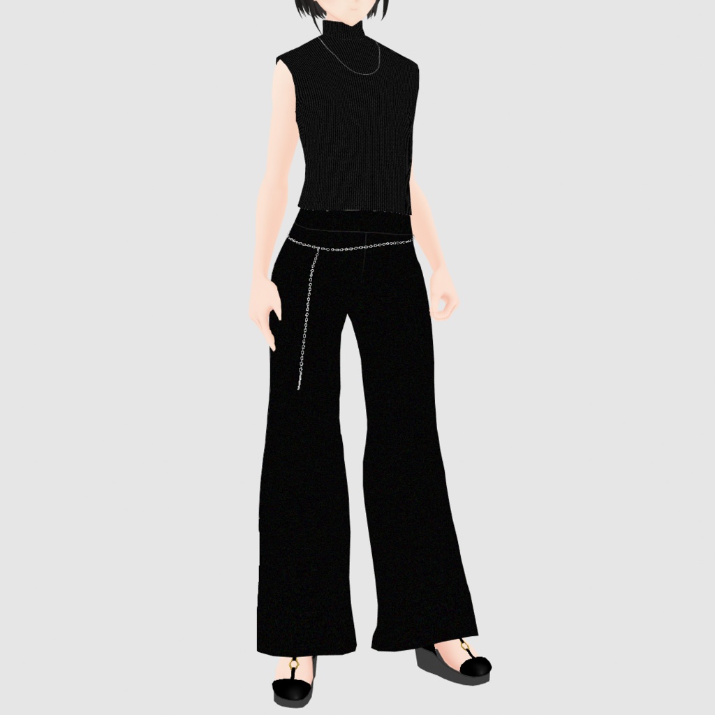 sc020 - High Neck Tops #VRoid