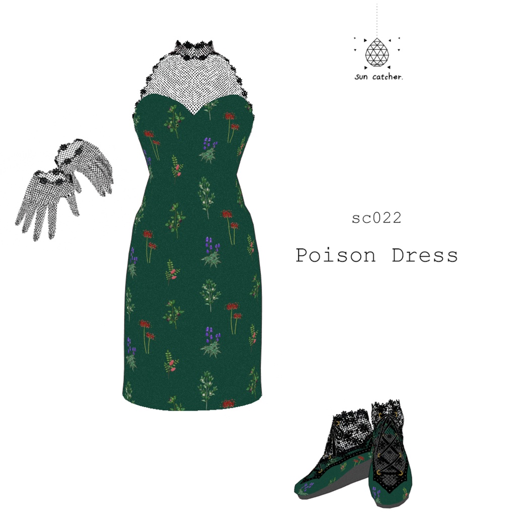 sc022 - Poison Dress #VRoid