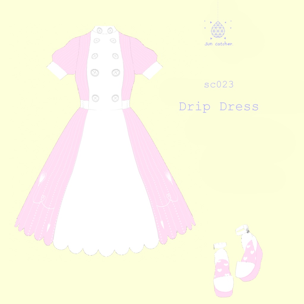 sc023 - Drip Dress #VRoid