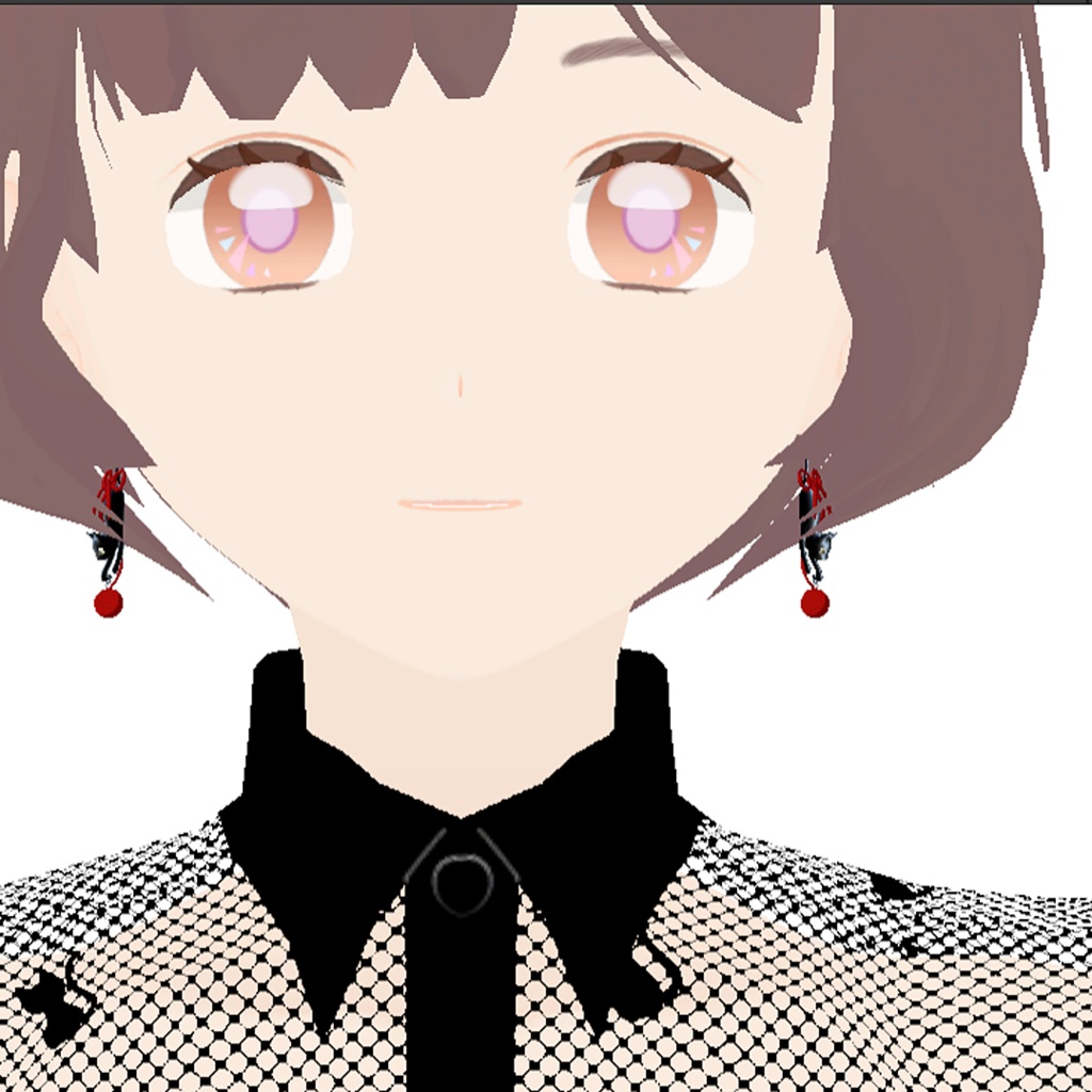 scAC002 - Kitten Earring #b3d