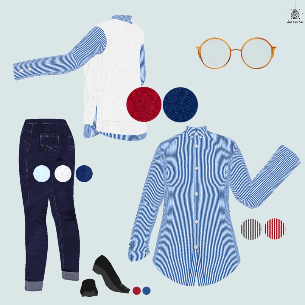 sc025 - Knit Vest #VRoid