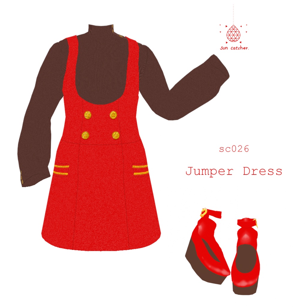 sc026 - Jumper Dress #VRoid