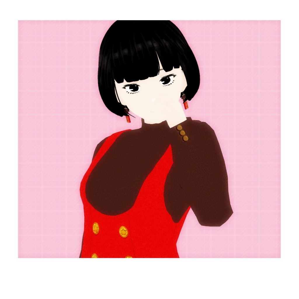 scAC003 - Chocolate Earrings #b3d