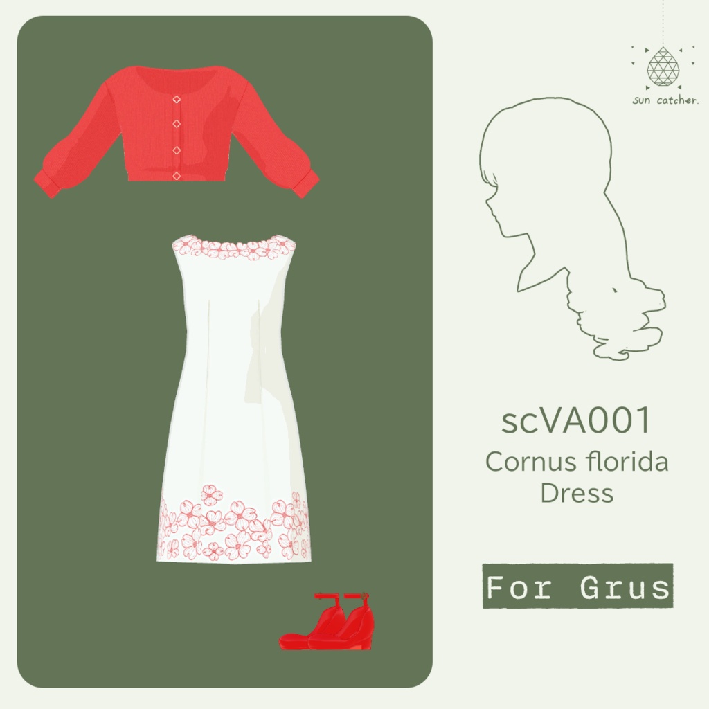 scVA001 - Cornus florida Dress for Grus