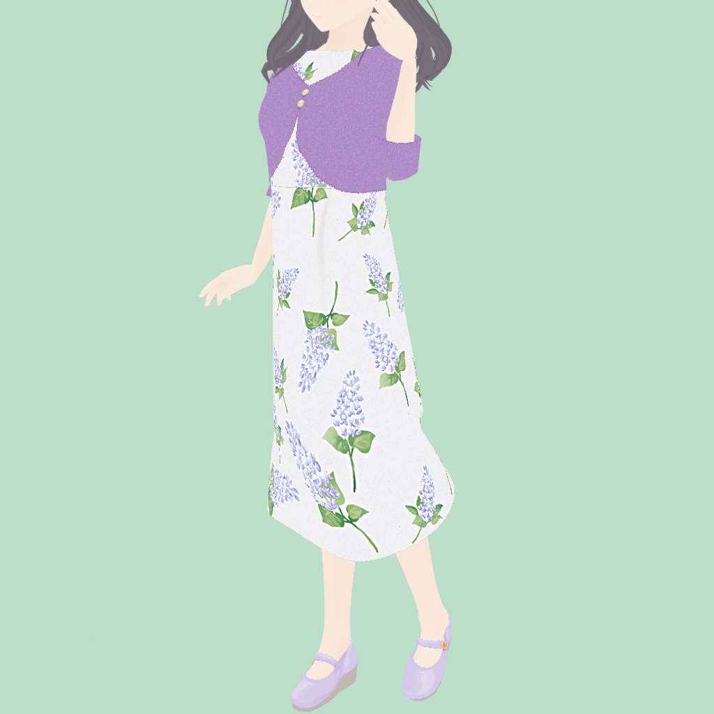 sc032 - Lilac Dress #VRoid
