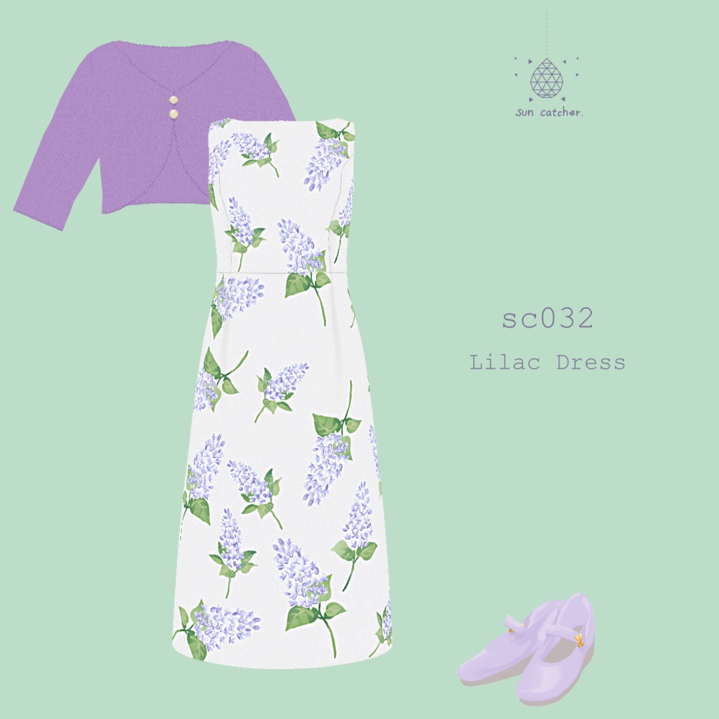 sc032 - Lilac Dress #VRoid