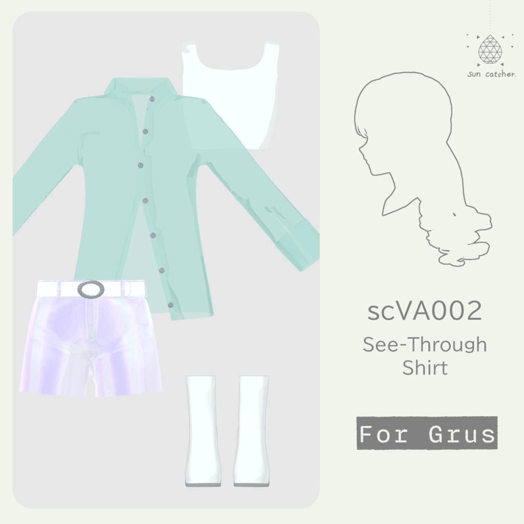 scVA002 - See-Through Shirt for Grus