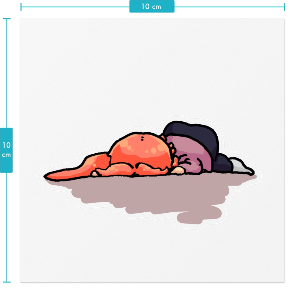 くたびれ技術者ステッカー