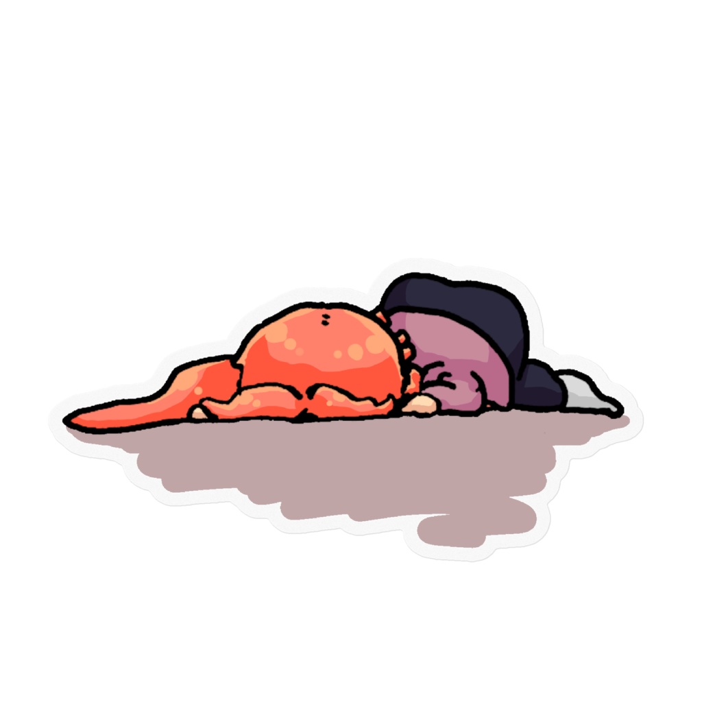 くたびれ技術者ステッカー