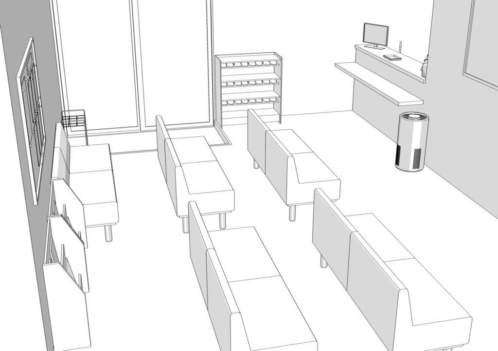 病院の受付_待合室